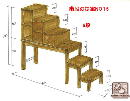 登れて収納もできる階段家具 ロフトや二段ベッドの上り下りにも ひのき家具専門店 ヒノキ ワークス