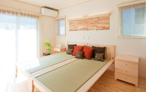畳ベッド活用例：洋室にも和室にも合う畳ベッド