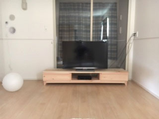 ひのきテレビ台