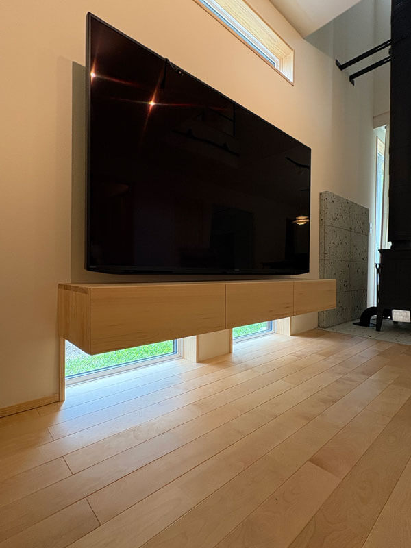 無垢ひのき　テレビ台　2504044