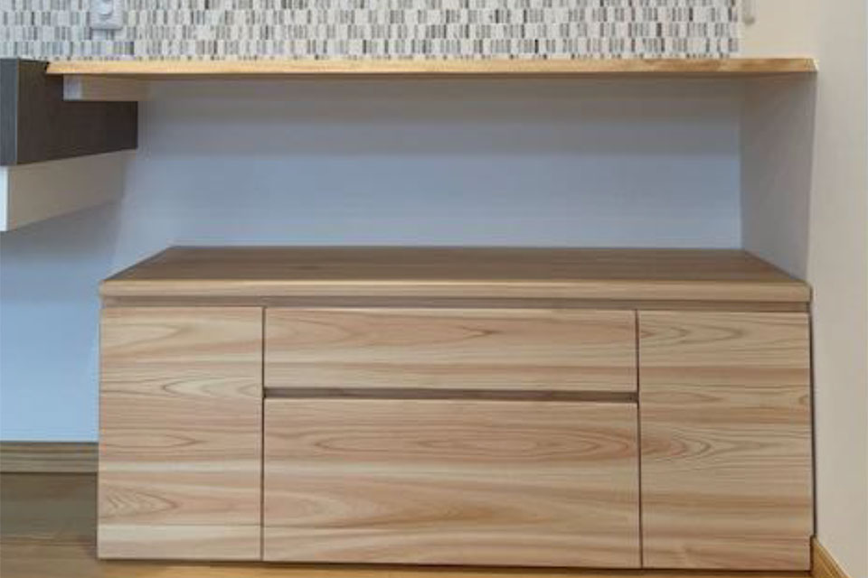 木目がとても美しく・・・ってお声いただきました