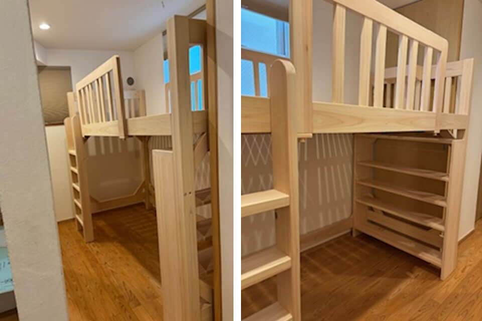 ロフトベッド　ぴったりですってお声いただきました