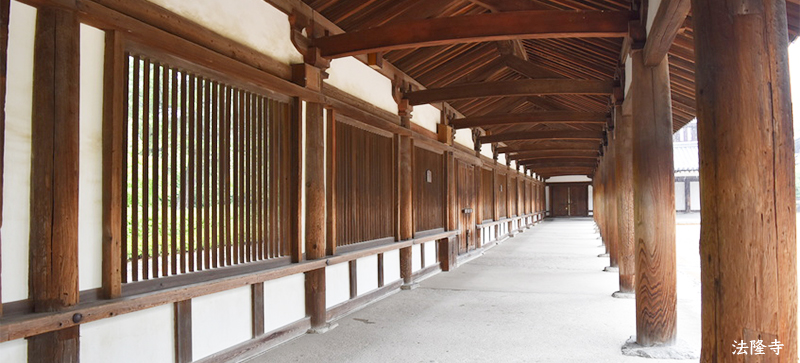 ひのきが使われている法隆寺