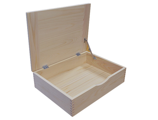 国産ひのきの木箱（コレクションボックス）
