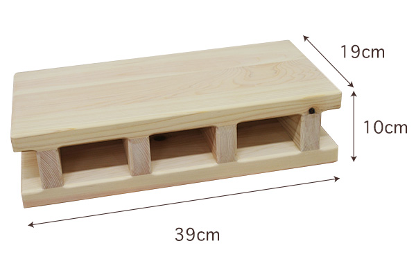 国産ひのきブロックサイズ