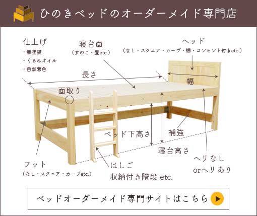 ひのきオーダーベッド専門サイト