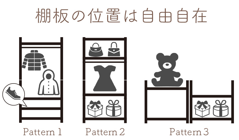 丈夫な造りと天井固定