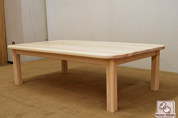 ひのきちゃぶ台　小机　座卓小テーブル　1402029