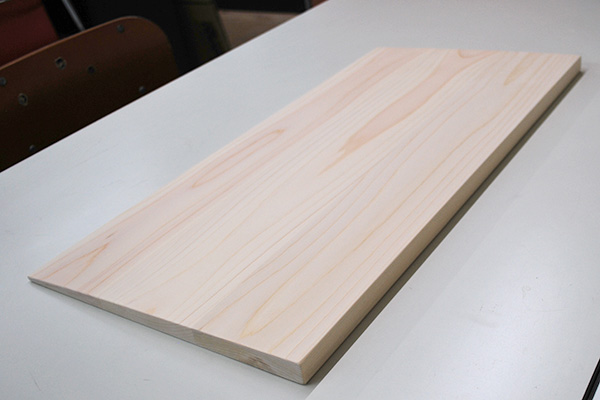 木製ひのき傾斜板　緩やかな傾斜