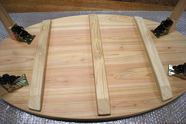 リビングテーブルおしゃれな楕円のローテーブル　NO1912024