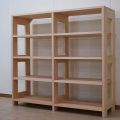 ひのきオープンラック　幅140cm　組立式　2012054