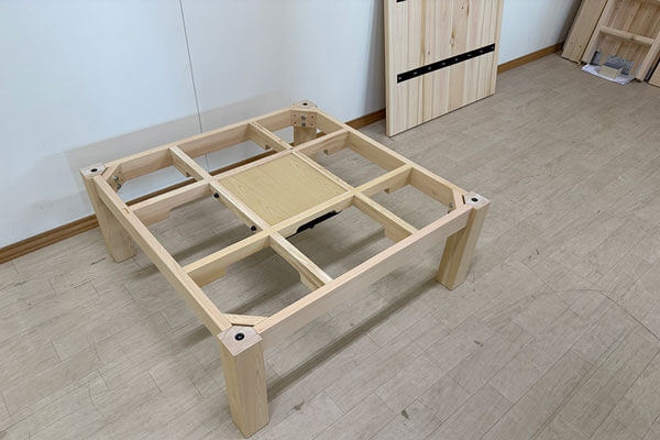 無垢ひのき こたつ90cm×90cm