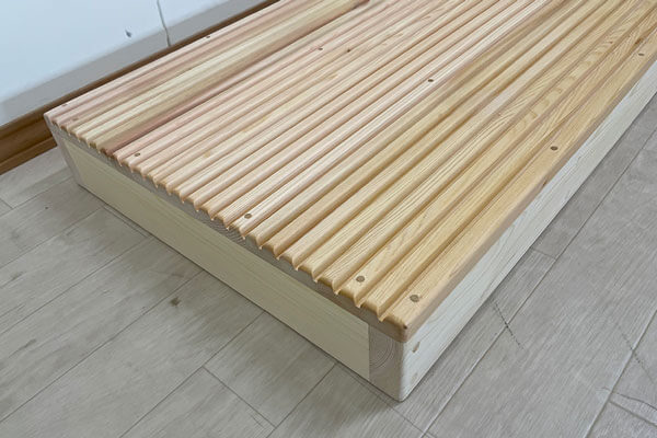 無垢ひのき玄関すのこ 高さ10cm 2401033