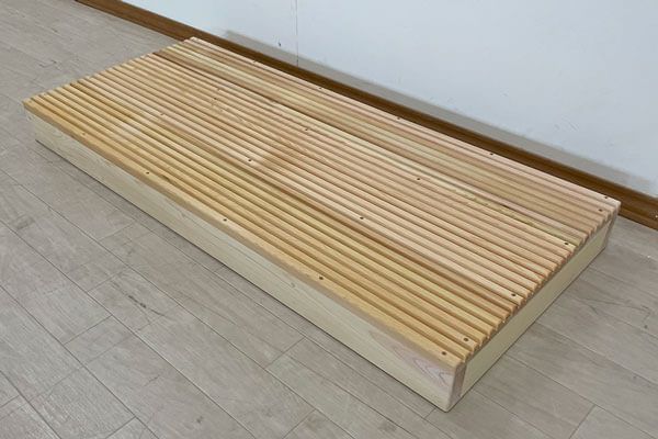 無垢ひのき玄関すのこ 高さ10cm 2401033