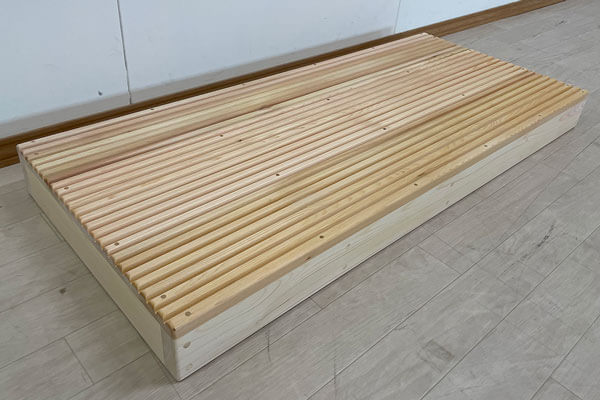無垢ひのき玄関すのこ 高さ10cm 2401033