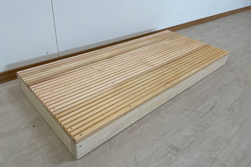 無垢ひのき玄関すのこ 高さ10cm 2401033