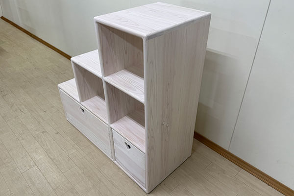 ロフトベッドや二段ベッドに使える登れる階段｜可愛いハート柄デザイン 2508017