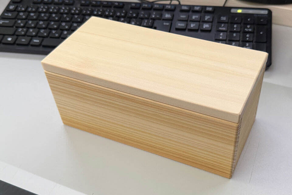 サイズオーダーできる無垢ひのきのコレクションボックス 2509027