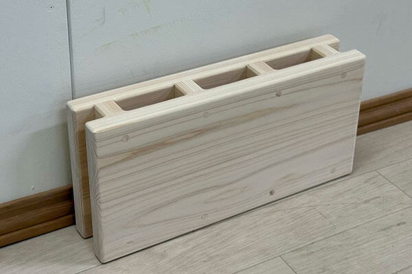 ひのきブロック　サイズ変更　厚み薄く　2509031