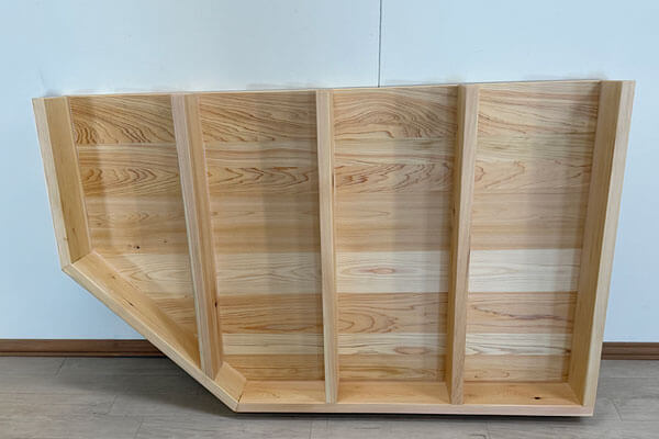 オーダー玄関スノコ　玄関の形状に合わせて製作　2510049

