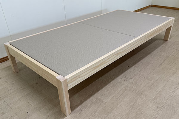 ヒノキ・ワークス　オーダーひのき畳ベッド　畳おもて和紙
