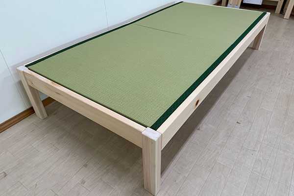 ヒノキ・ワークス　オーダーひのき畳ベッド　畳おもて和紙