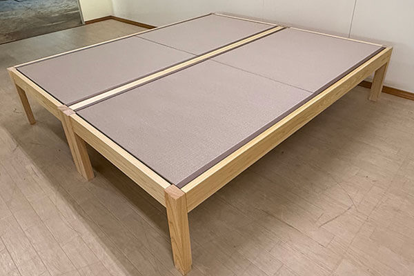 ヒノキ・ワークス　オーダーひのき畳ベッド　畳おもて和紙